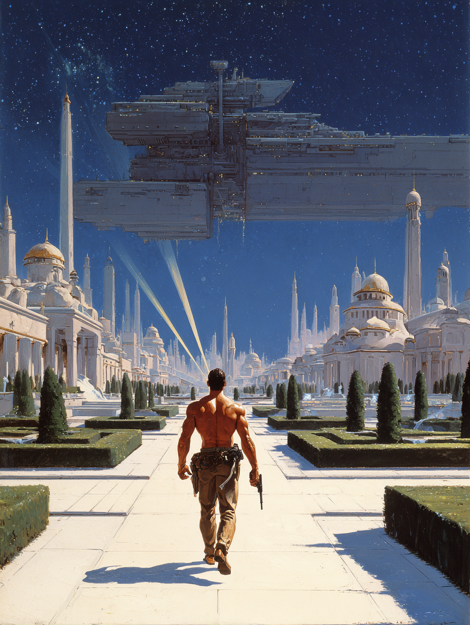 David terGorden approaches the gleaming city of the twenty-fifth century