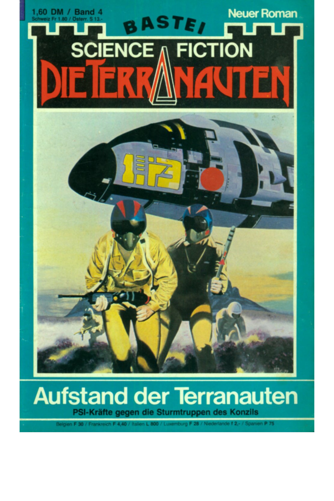 Original cover: Aufstand der Terranauten