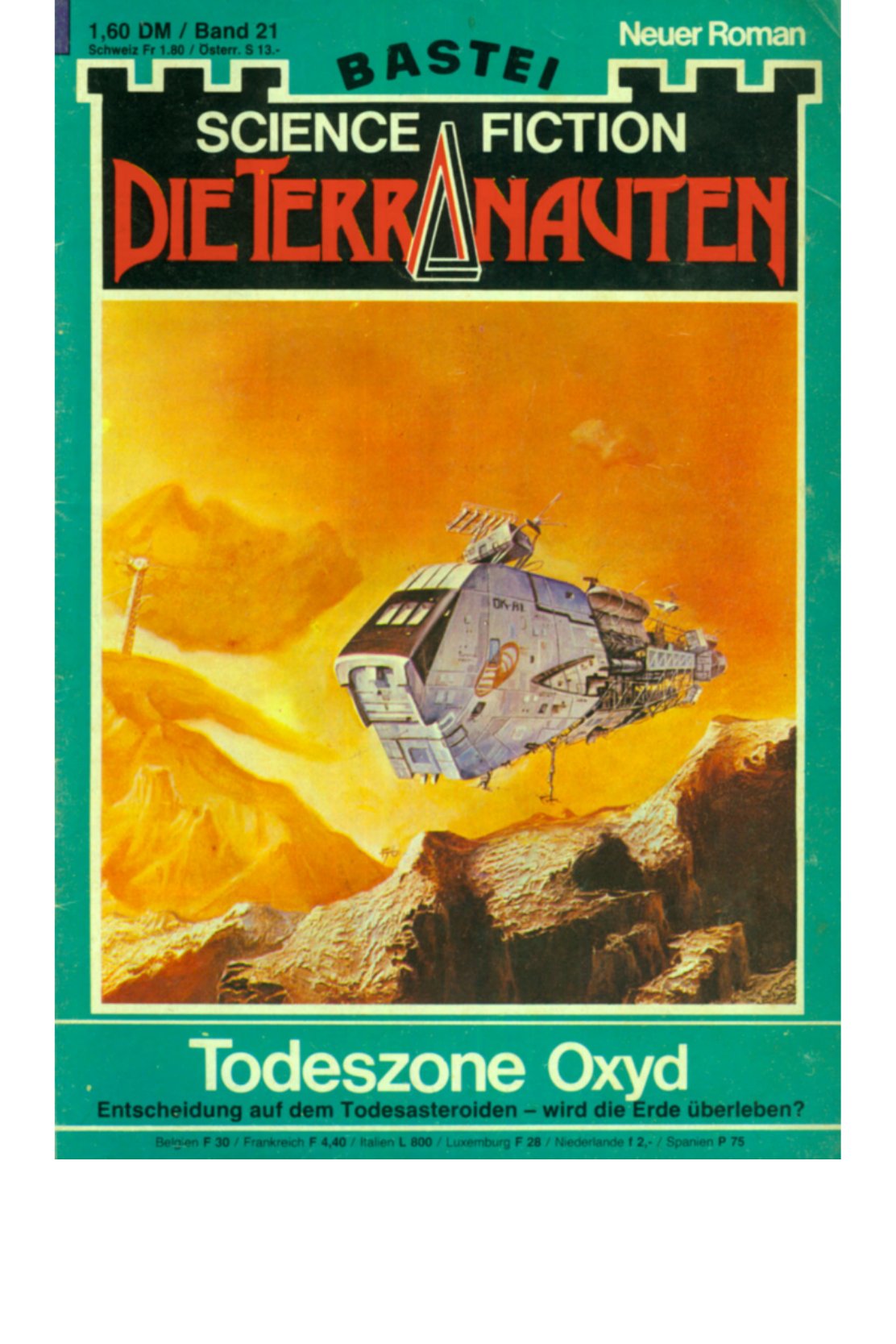 Original cover: Todeszone Oxyd