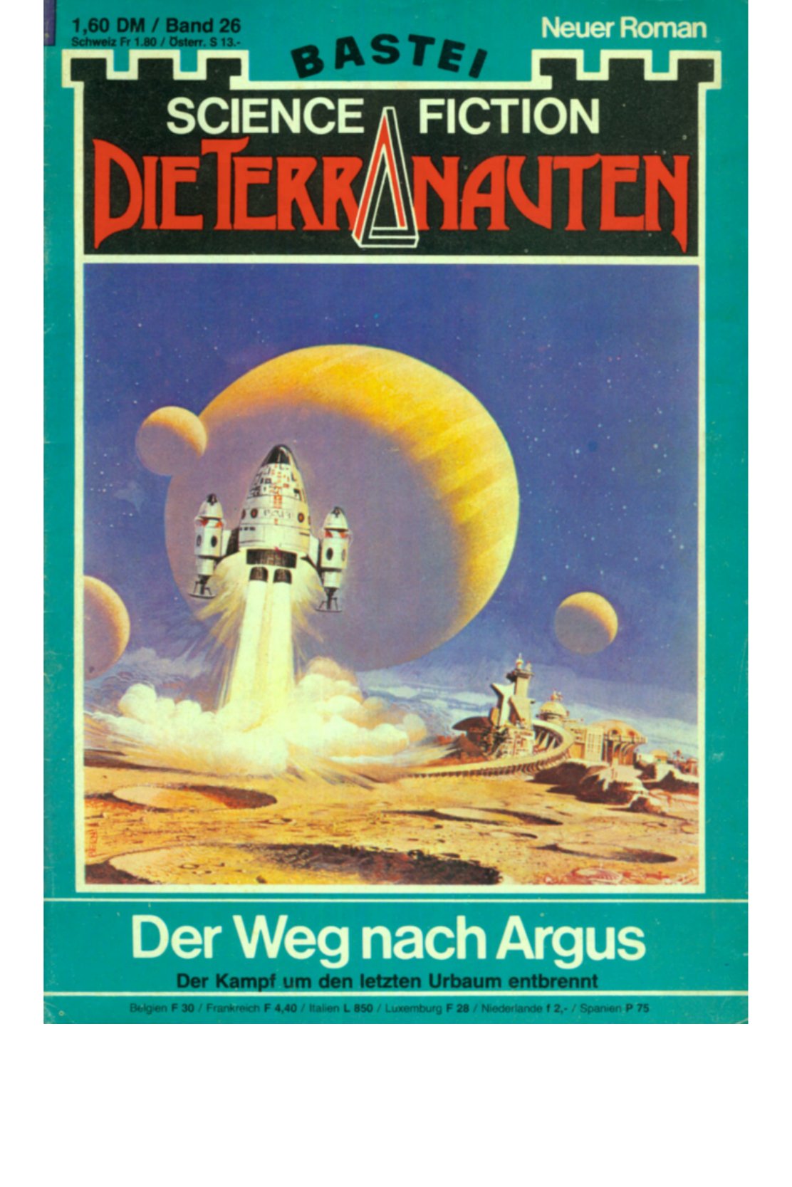 Original cover: Der Weg nach Argus