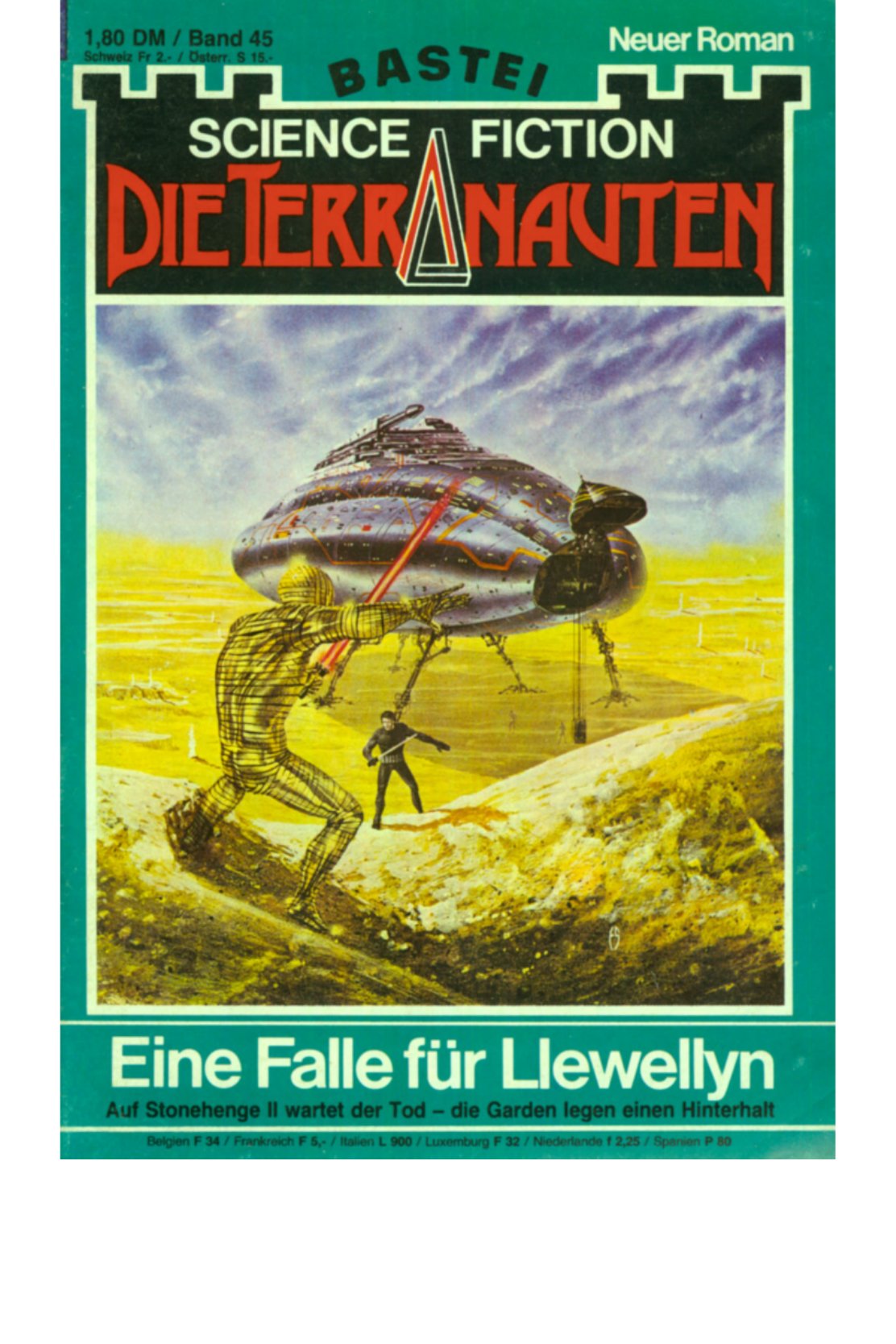 Original cover: Eine Falle für Llewellyn