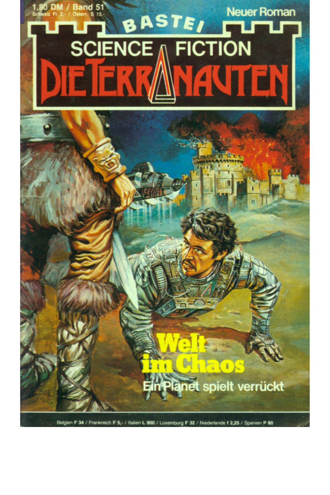 Original cover: Welt im Chaos