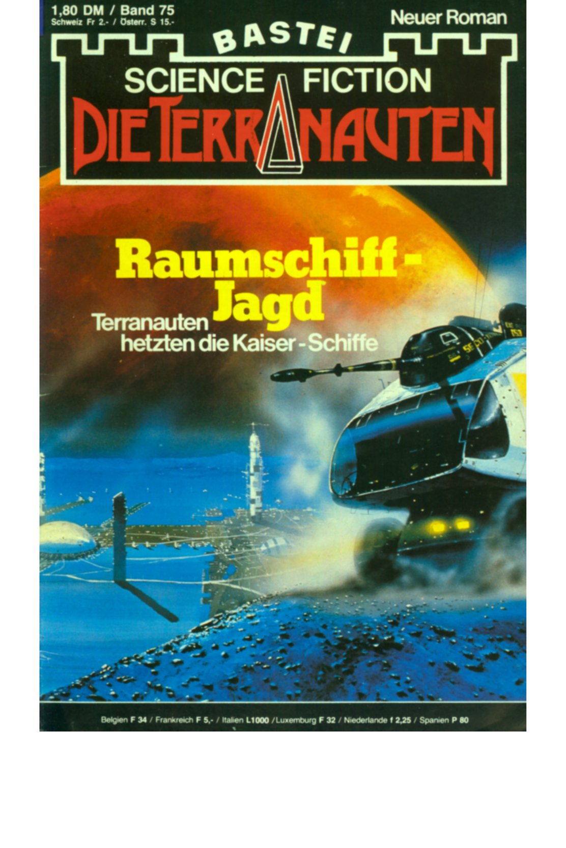 Original cover: Raumschiffjagd