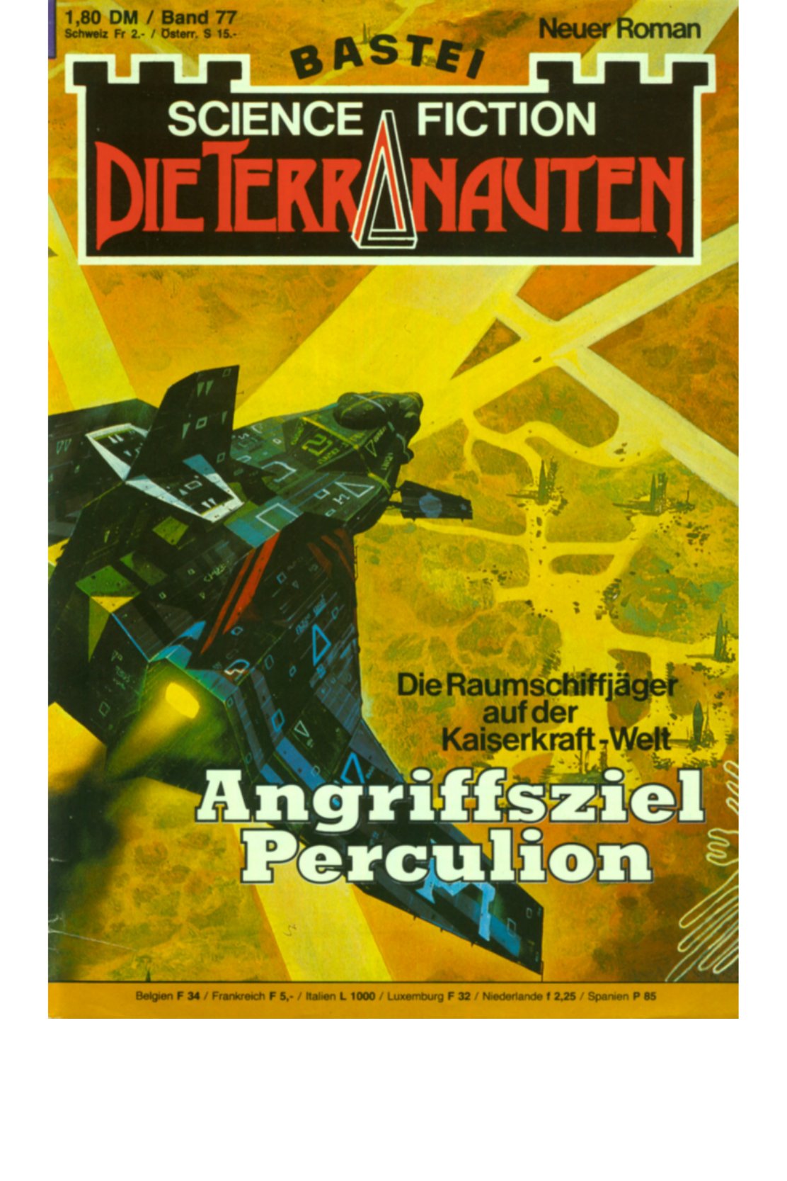 Original cover: Angriffsziel Perculion