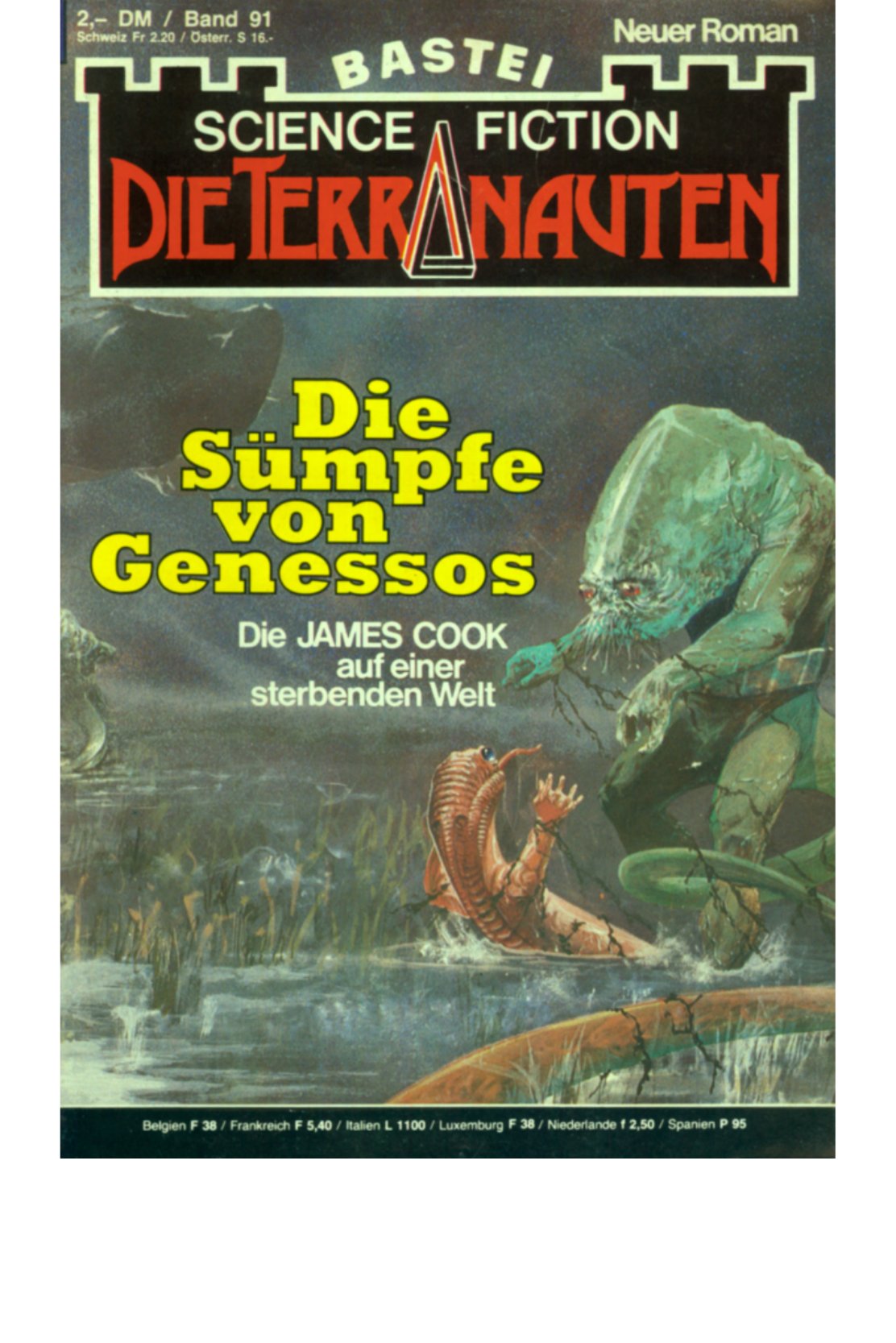 Original cover: Die Suempfe von Genessos