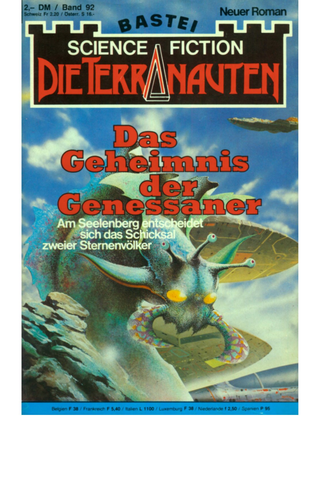 Original cover: Das Geheimnis der Genessaner